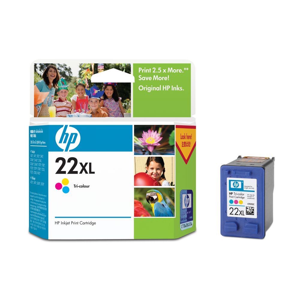 HP 22XL Ink Tri-Colour